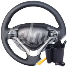 Оплетка на руль из «Premium» экокожи Honda Accord 2008-2012 г.в. (черная)