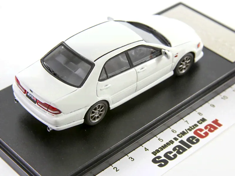 Масштабная модель HONDA Accord Euro-R (CL1) Без спойлера 2000 белый лучшая цена!-2