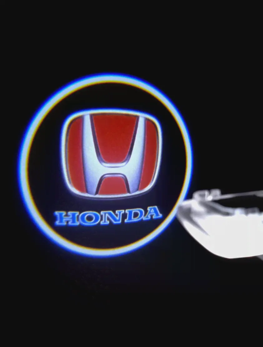 Плафоны подсветки дверей (пара) Honda Accord с 2014 года с проекцией логотипа