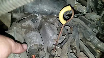 1999 Honda Accord V6 starter removal
