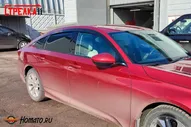 Дефлекторы Honda Accord 10 2017-2023 | премиум, плоские, 2D