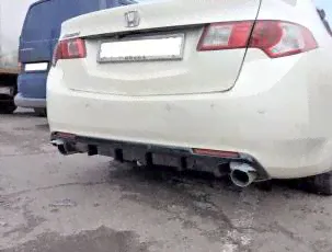 Диффузор Samurai на задний бампер для Honda Accord 8-2