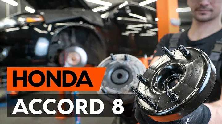 Cómo cambiar copelas del amortiguador delantero en HONDA ACCORD 8 (CU2) [INSTRUCCIÓN AUTODOC]