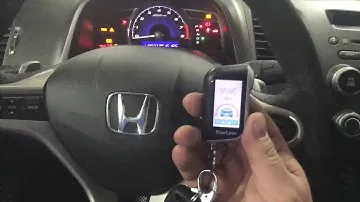 Honda Civic автозапуск. Сигнализация StarLine A93 с дистанционным запуском. Просто, удобно