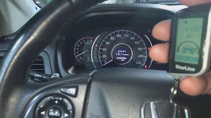Автозапуск Honda CR-V. Обзор сигнализации StarLine А93,  дальность, установка, функции