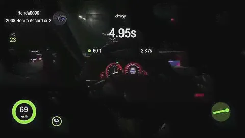 Honda Accord 8 (cu2) 2.4 AT Tune (0-100, 100-200, 1/4 miles)