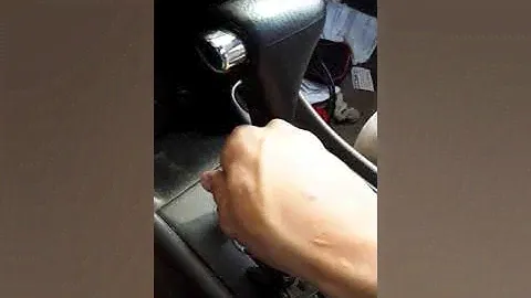 1998 - 2002 Honda Accord automatic transmission park release.