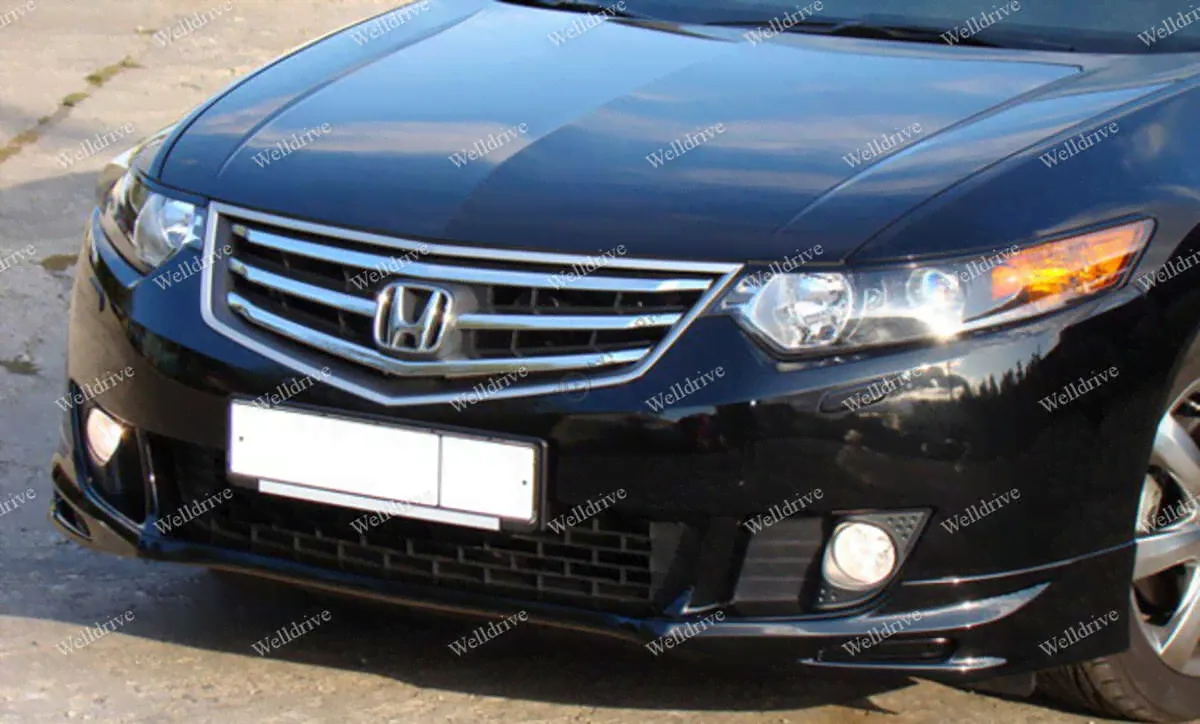 Губа передняя Honda Accord 8 Type S дорестайлинг-0