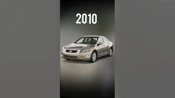 Evolution of Honda Accord (1976-2023)#short