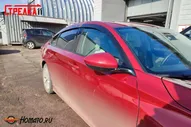 Дефлекторы Honda Accord 10 2017-2023 | премиум, плоские, 2D